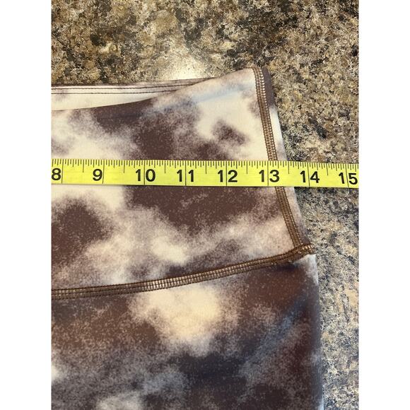 Tan Lines by Sivan Ayla Cocoa Clouds Brown Cream Leggings Small - Picture 4 of 5